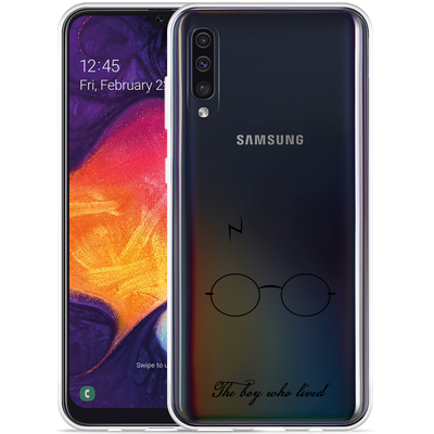 Cazy Hoesje geschikt voor Samsung Galaxy A50 - The Boy Who Lived