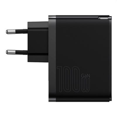 Baseus 100W GaN5 Pro USB-C / USB Universal Quick Charger (Black) CCGAN100E5