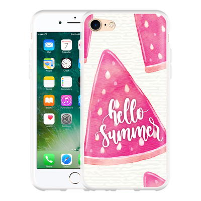 Cazy Hoesje geschikt voor iPhone 7 - Summer Melon