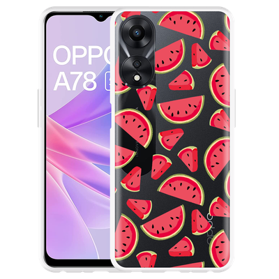 Cazy Hoesje geschikt voor Oppo A78 5G Watermeloen