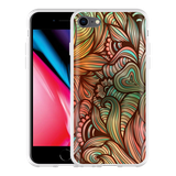 Hoesje geschikt voor iPhone 8 - Abstract Colorful