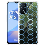 Hoesje geschikt voor Oppo A16/A16s - Snakeskin Honeycomb