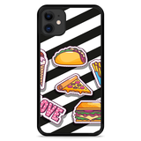 Hardcase hoesje geschikt voor iPhone 11 - Love Fast Food