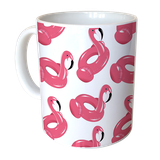 Mok Wit - Inflatable Flamingos - 300ml