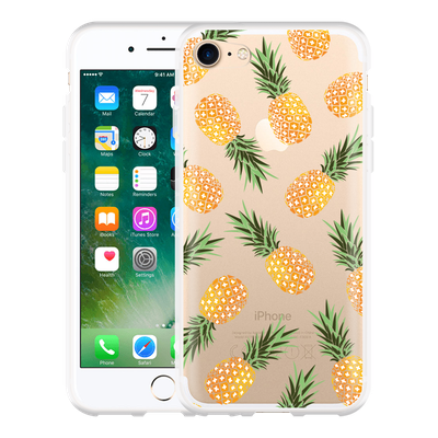 Cazy Hoesje geschikt voor iPhone 7 - Ananas