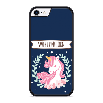 Cazy Hardcase hoesje geschikt voor iPhone 8 - Sweet Unicorn