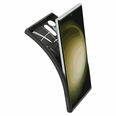 Samsung Galaxy S23 Ultra Hoesje - Spigen Liquid Air Case - Zwart