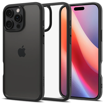 Spigen Hoesje geschikt voor iPhone 16 Pro Max - Ultra Hybrid - Zwart