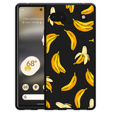 Hoesje Zwart geschikt voor Google Pixel 6a - Banana