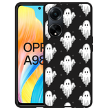 Hoesje Zwart geschikt voor Oppo A98 5G Spookjes