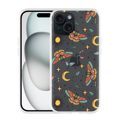 Cazy Hoesje geschikt voor iPhone 15 Magisch Patroon