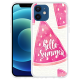 Hoesje geschikt voor iPhone 12 - Summer Melon