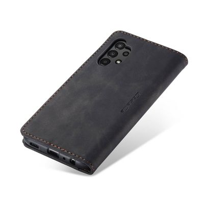 Samsung Galaxy A13 Hoesje - CASEME Retro Wallet Case - Zwart