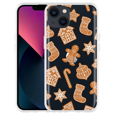Cazy Hoesje geschikt voor iPhone 13 - Christmas Cookies