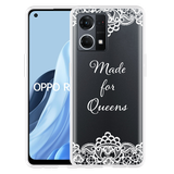Hoesje geschikt voor Oppo Reno 7 - Made for queens