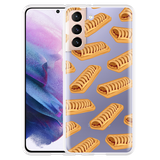 Hoesje geschikt voor Samsung Galaxy S21 - Frikandelbroodjes