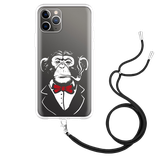 Hoesje met Koord geschikt voor iPhone 11 Pro - Smoking Chimp