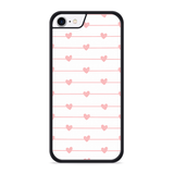 Hardcase Hoesje geschikt voor iPhone 8 - Pink Love