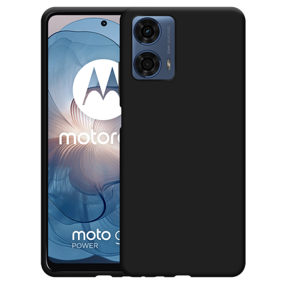 Cazy TPU Hoesje met Koord geschikt voor Motorola Moto E14 - Zwart