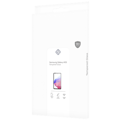 Cazy Tempered Glass Screen Protector geschikt voor Samsung Galaxy A53 - Transparant