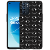 Hoesje Zwart geschikt voor Oppo Reno6 5G - I See You