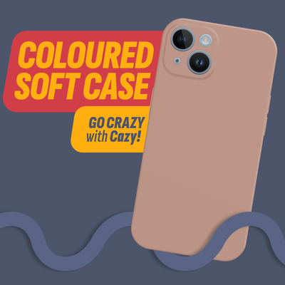 Cazy Soft Color TPU Hoesje geschikt voor iPhone 14 - Roze