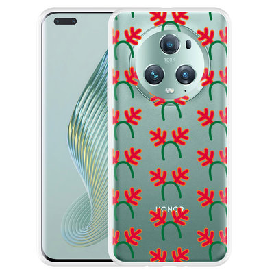 Cazy Hoesje geschikt voor Honor Magic5 Pro Gewei Haarband