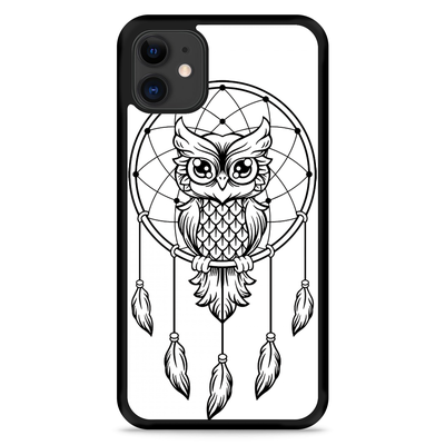 Cazy Hardcase hoesje geschikt voor iPhone 11 - Dream Owl Mandala