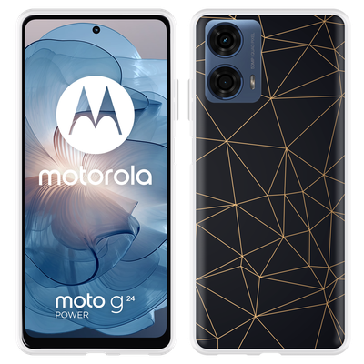 Cazy Hoesje geschikt voor Motorola Moto G04/G04s/G24/G24 Power Luxury