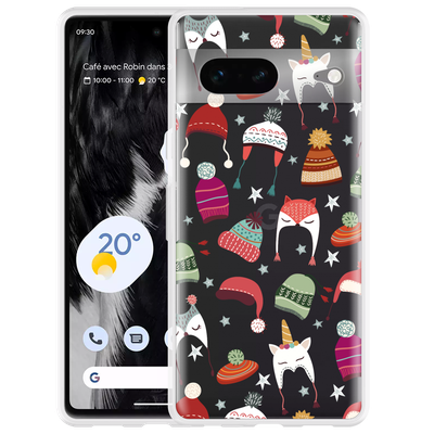 Cazy Hoesje geschikt voor Google Pixel 7 - Winter Hats