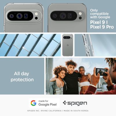 Spigen Hoesje geschikt voor Google Pixel 9 Pro XL - Ultra Hybrid - Transparant