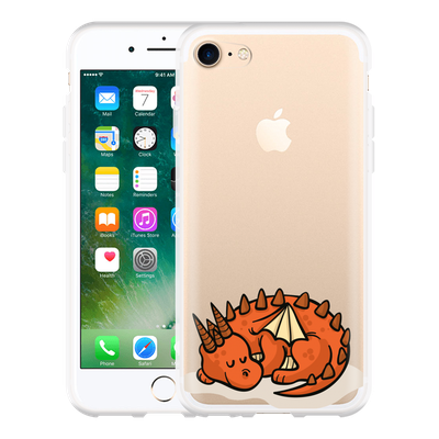 Cazy Hoesje geschikt voor iPhone 7 - Sleeping Dragon
