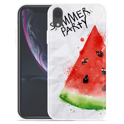 Cazy Hoesje geschikt voor iPhone Xr - Watermeloen Party