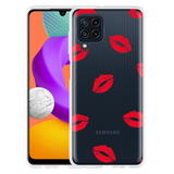Hoesje geschikt voor Samsung Galaxy M22 - Red Kisses