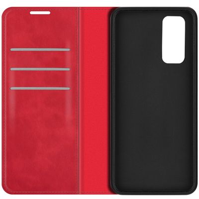 Cazy Wallet Magnetic Hoesje geschikt voor Oppo Find X5 Lite - Rood