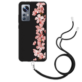 Hoesje met Koord Zwart geschikt voor Xiaomi 12 Pro - Flower Branch
