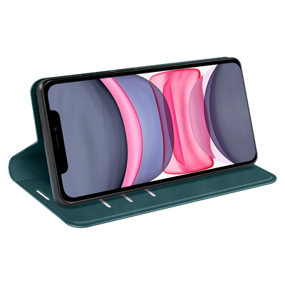 Cazy Wallet Magnetic Hoesje geschikt voor iPhone 11 - Groen