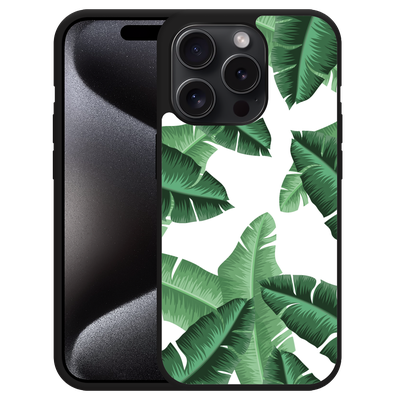 Cazy Hardcase Hoesje geschikt voor iPhone 15 Pro Palm Leaves