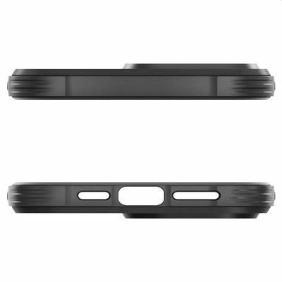 Hoesje geschikt voor iPhone 15 Pro Max - Spigen Rugged Armor Mag Case Magfit - Zwart