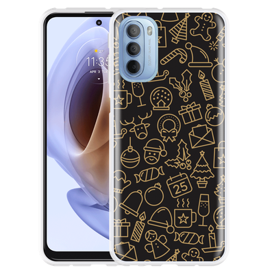 Cazy Hoesje geschikt voor Motorola Moto G41 - December Mood