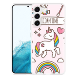 Hoesje geschikt voor Samsung Galaxy S22+ - Unicorn Time