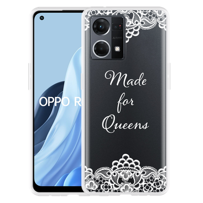 Cazy Hoesje geschikt voor Oppo Reno 7 - Made for queens