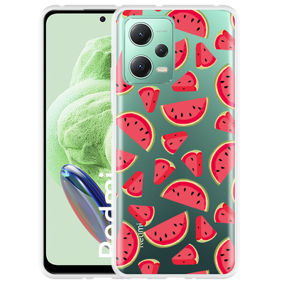 Cazy Hoesje geschikt voor Xiaomi Redmi Note 12 Watermeloen