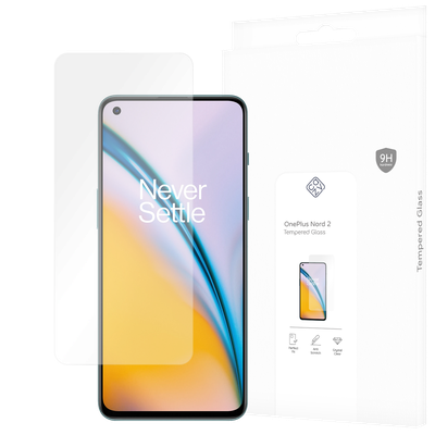 Cazy Tempered Glass Screen Protector geschikt voor OnePlus Nord 2 - Transparant