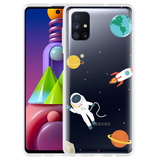 Hoesje geschikt voor Samsung Galaxy M51 - Astronaut