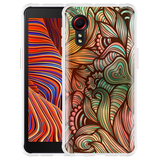 Hoesje geschikt voor Samsung Galaxy Xcover 5 - Abstract Colorful
