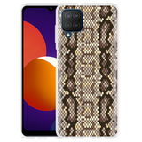 Hoesje geschikt voor Samsung Galaxy M12 - Snakeskin Pattern