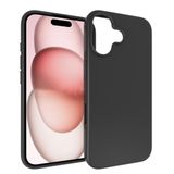 Soft GRS Hoesje geschikt voor iPhone 16 - Zwart