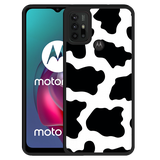 Hardcase hoesje geschikt voor Motorola Moto G10 - Koeienvlekken