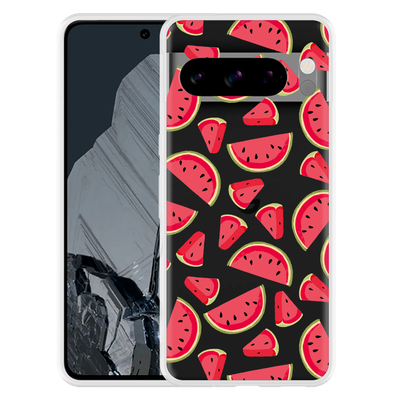 Cazy Hoesje geschikt voor Google Pixel 8 Pro Watermeloen